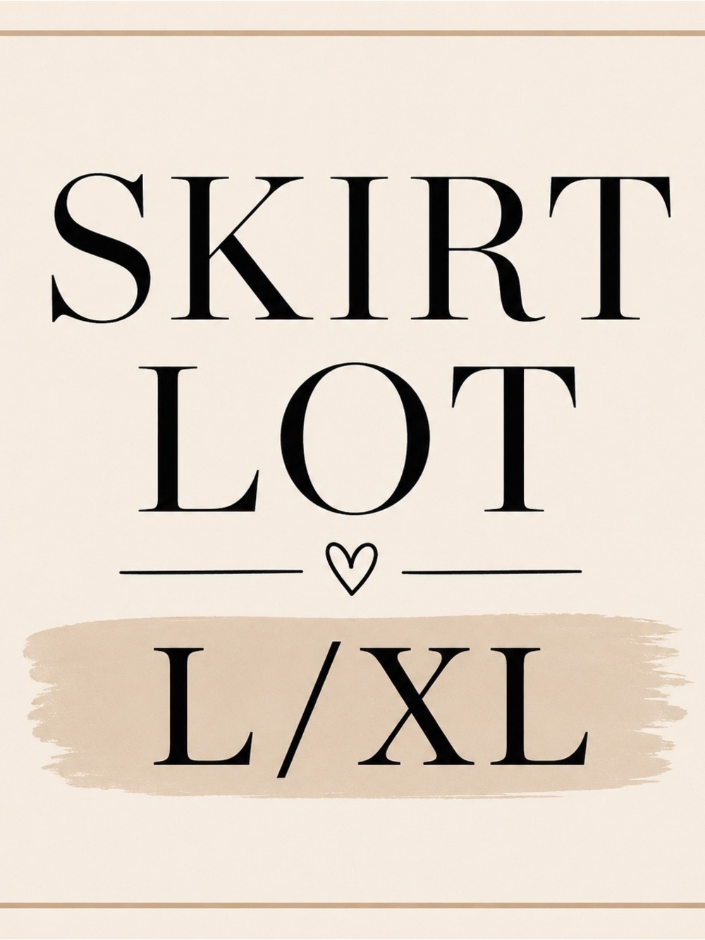 Skirt Lot L/XL